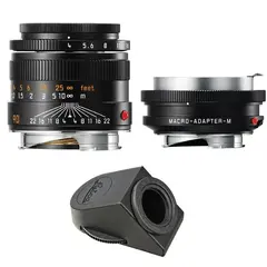 Leica Macro-M 90mm sett 90mm,  f/4.0, Søker-M, Macro-Adapter-M