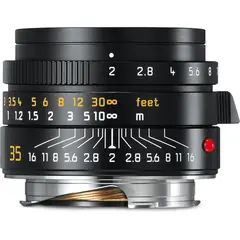 Leica Summicron-M f/2 35mm ASPH Sort Filterfatning E39