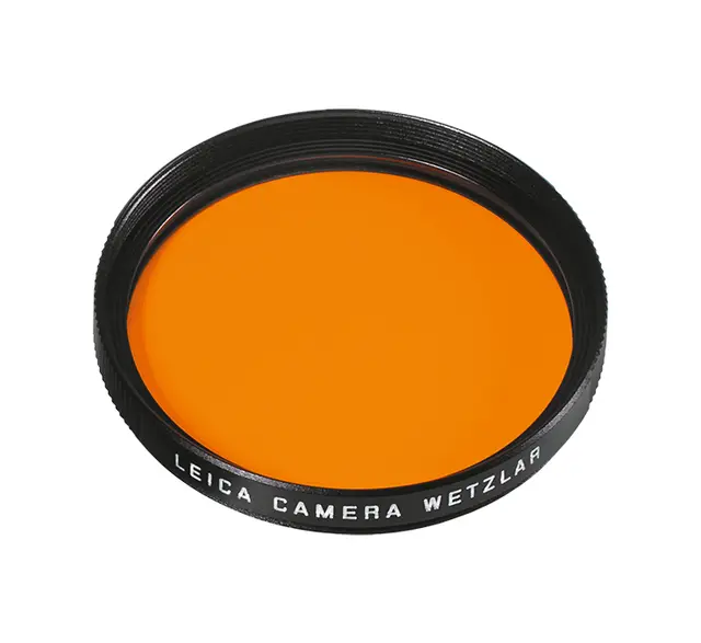 Leica Filter Orange E49 svart 