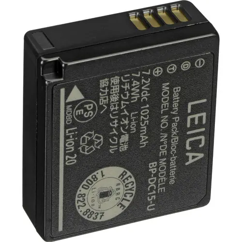 Leica Li-ion-batteri BP-DC15-E for Leica D-LUX og-C-lux 