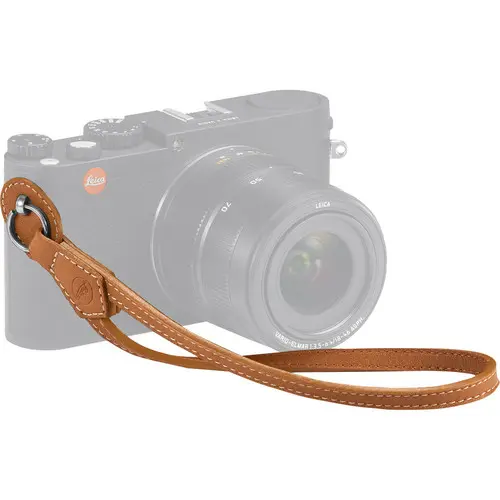 Leica Håndleddstropp for M X og Q Cognac-farget skinn 