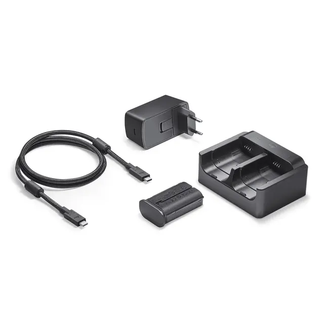 Leica USB-C Power-Set Kabel, Batteri, Dobbellader, AC-adapter 